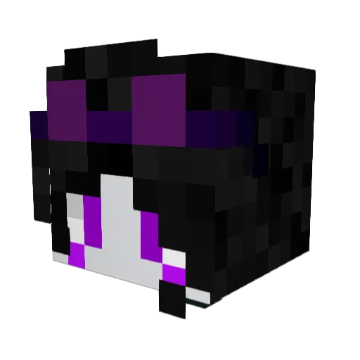 kinich Minecraft avatar head, 3D render