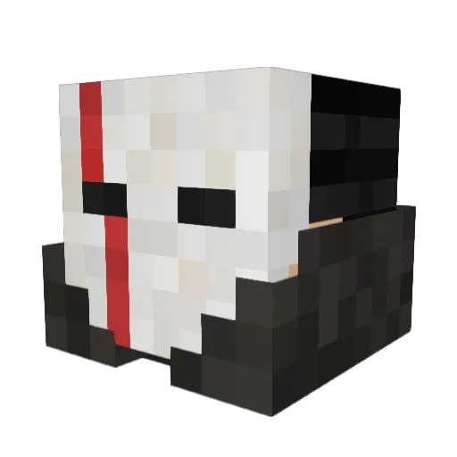 kinimod55 Minecraft avatar head, 3D render