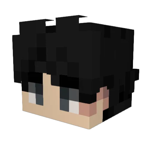 kiniz246 Minecraft avatar head, 3D render