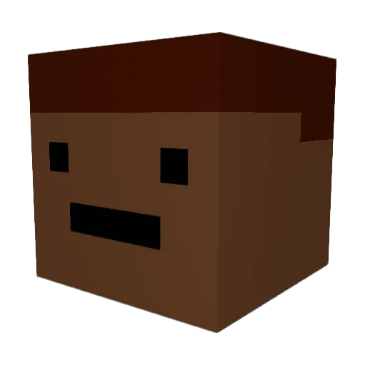 kinjirou04 Minecraft avatar head, 3D render