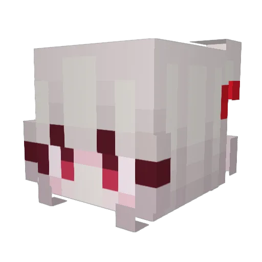 kinjuri Minecraft avatar head, 3D render