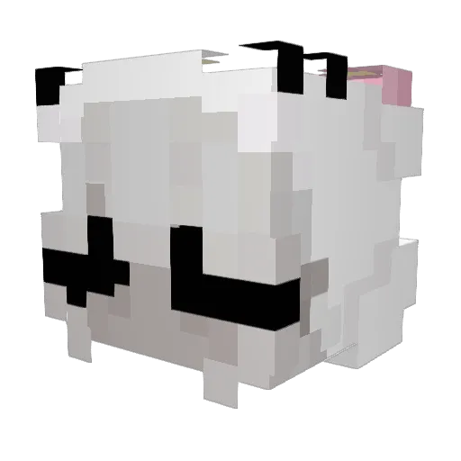 kinkyskeleton Minecraft avatar head, 3D render