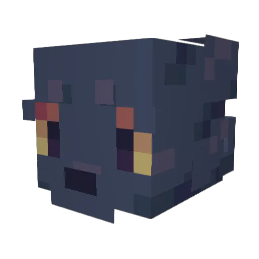 kinspice Minecraft avatar head, 3D render