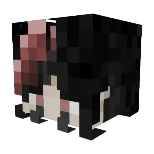 kinzouk Minecraft avatar head, 3D render