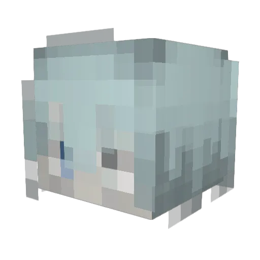 kinzuu12 Minecraft avatar head, 3D render