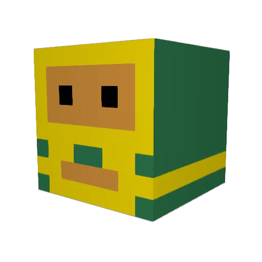kiperr1234 Minecraft avatar head, 3D render