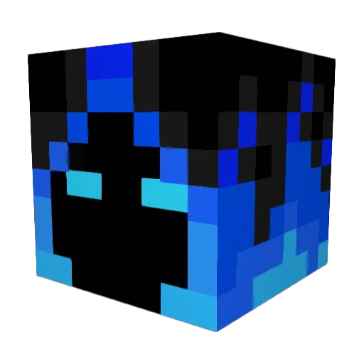 kipkerriekip Minecraft avatar head, 3D render