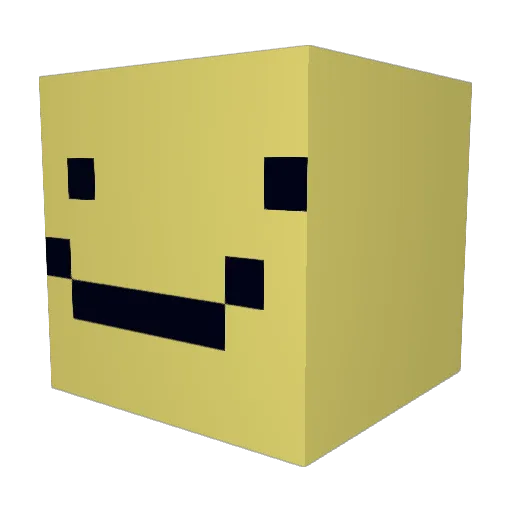 kipki2 Minecraft avatar head, 3D render