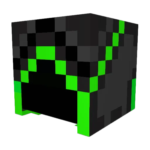 kippencrafter Minecraft avatar head, 3D render