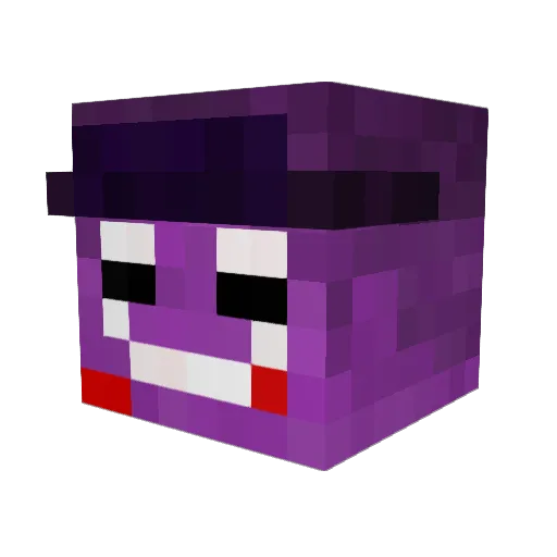 kippllo Minecraft avatar head, 3D render