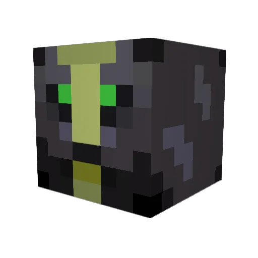 kir0k1 Minecraft avatar head, 3D render