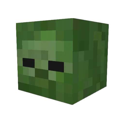 kira2772 Minecraft avatar head, 3D render