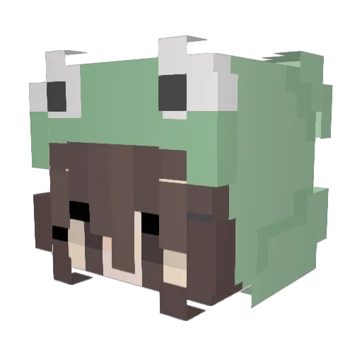 kira_931 Minecraft avatar head, 3D render