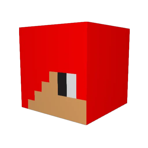 kiran1339 Minecraft avatar head, 3D render
