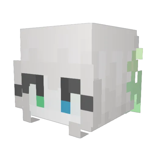 kiraxyin Minecraft avatar head, 3D render