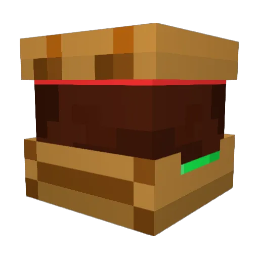 kirburgereal Minecraft avatar head, 3D render