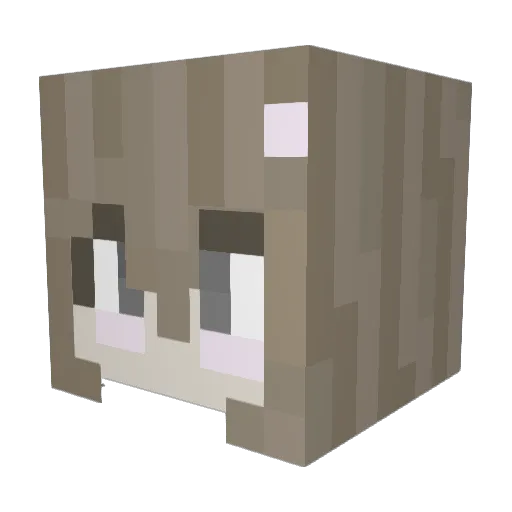 kirby67986 Minecraft avatar head, 3D render
