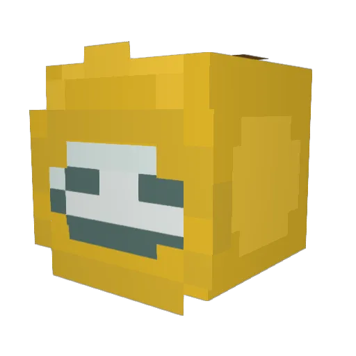 kirby6900 Minecraft avatar head, 3D render
