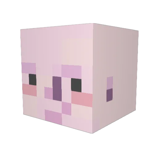 kirbyispog Minecraft avatar head, 3D render