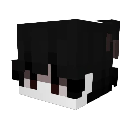 kirbyn_n Minecraft avatar head, 3D render