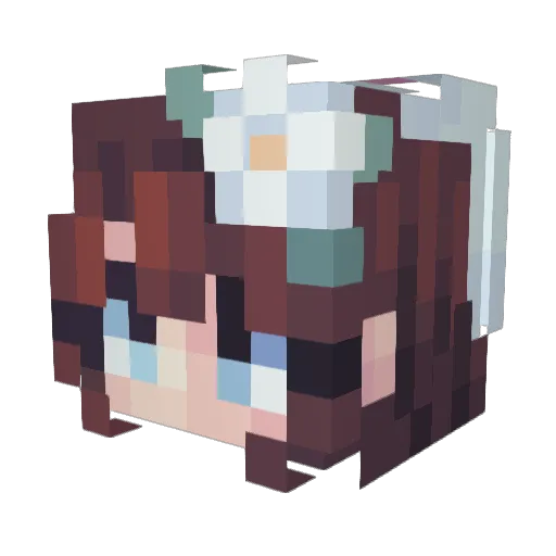 kirbyy2728 Minecraft avatar head, 3D render