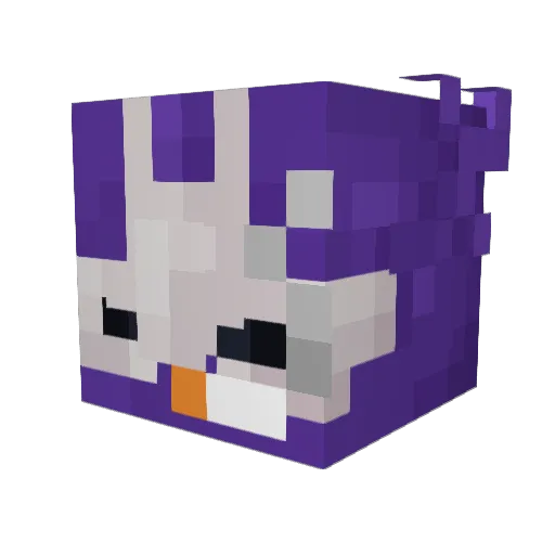 kirgg Minecraft avatar head, 3D render