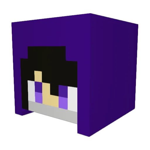 kirikara_ Minecraft avatar head, 3D render