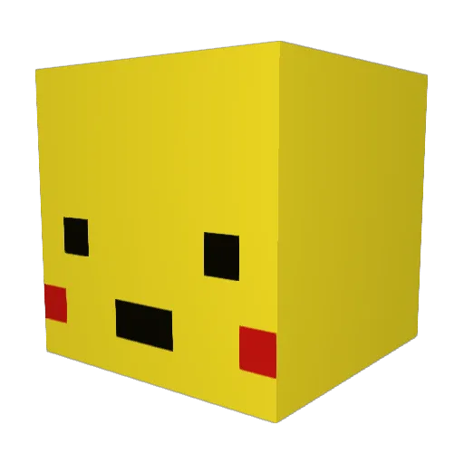 kirikupo Minecraft avatar head, 3D render