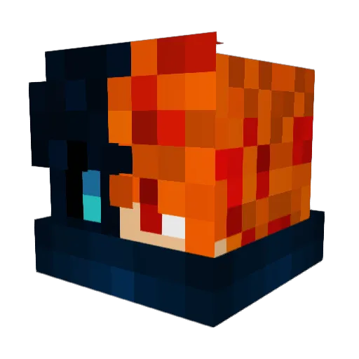 kirill987 Minecraft avatar head, 3D render