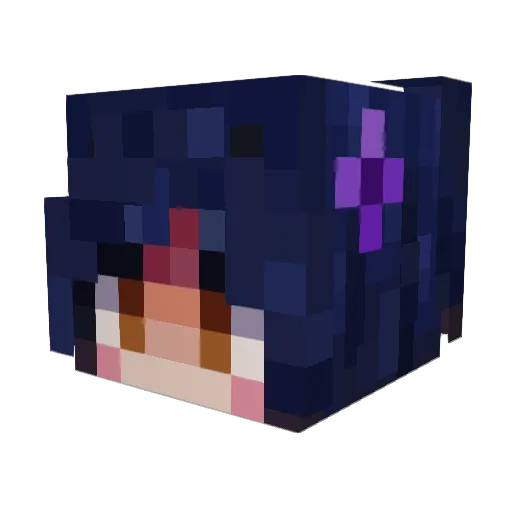 kirin_01 Minecraft avatar head, 3D render
