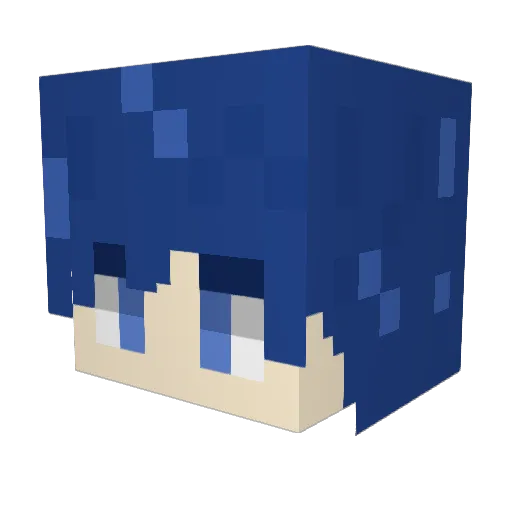 kiririn0826 Minecraft avatar head, 3D render