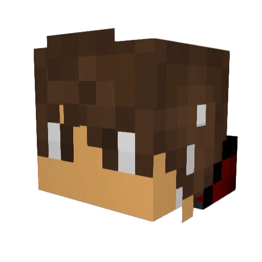 kirito0501 Minecraft avatar head, 3D render