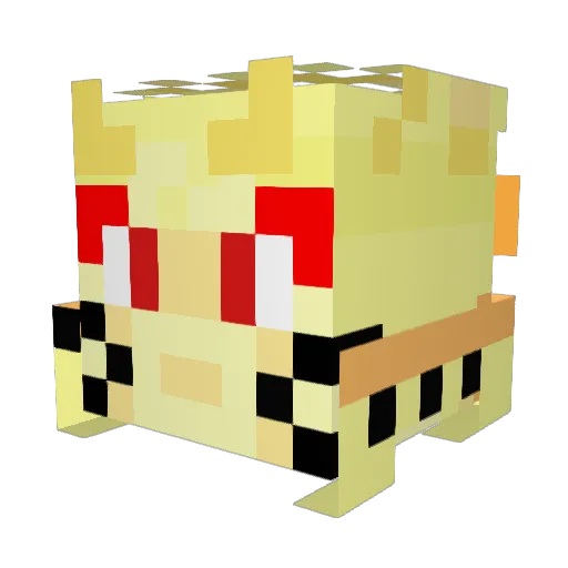 kirito200704 Minecraft avatar head, 3D render