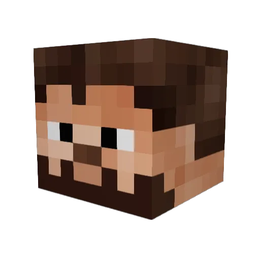 kirk2k8 Minecraft avatar head, 3D render