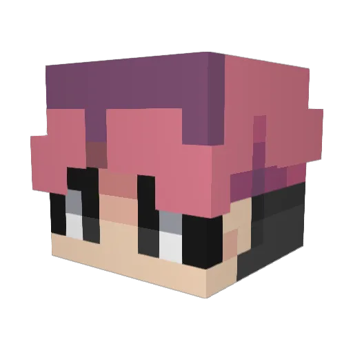 kirkeyturkey Minecraft avatar head, 3D render