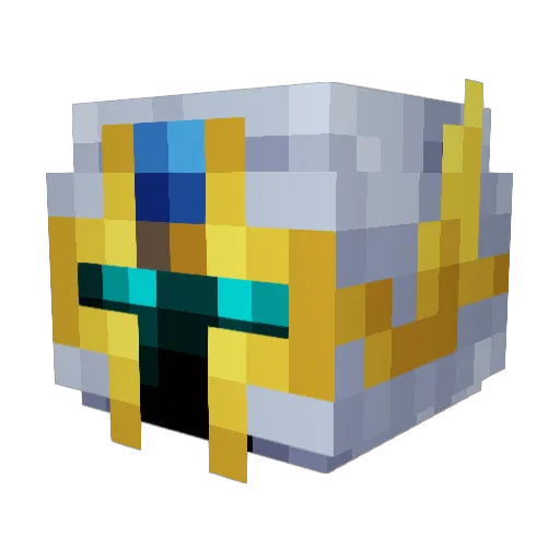 kirlia4 Minecraft avatar head, 3D render