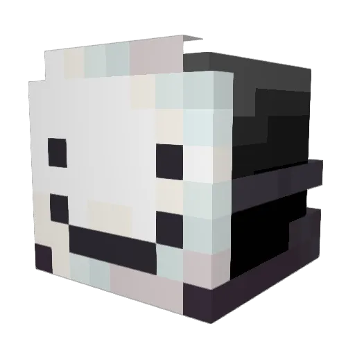 kirmaga Minecraft avatar head, 3D render