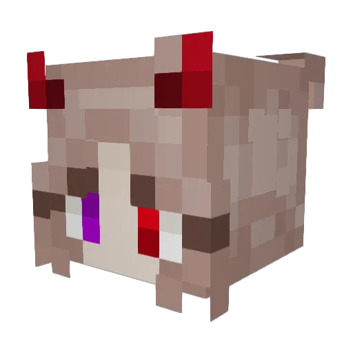 kiro_lover06 Minecraft avatar head, 3D render