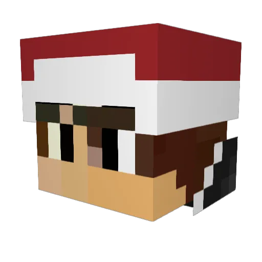 kirols Minecraft avatar head, 3D render