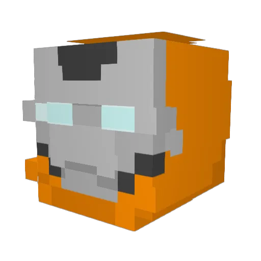 kirschwasser Minecraft avatar head, 3D render