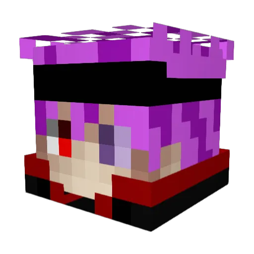 kirus2tufff Minecraft avatar head, 3D render