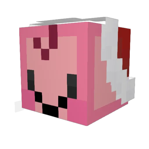 kirvyi Minecraft avatar head, 3D render