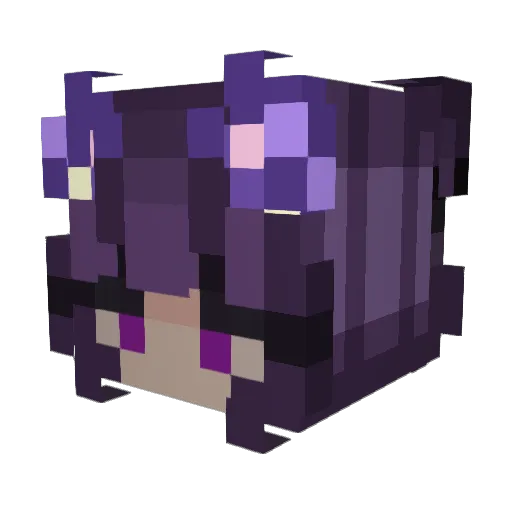 kiryu_gn Minecraft avatar head, 3D render
