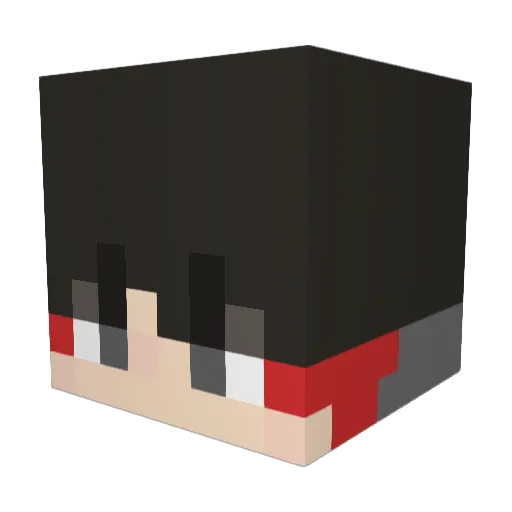 kisaragi1006 Minecraft avatar head, 3D render