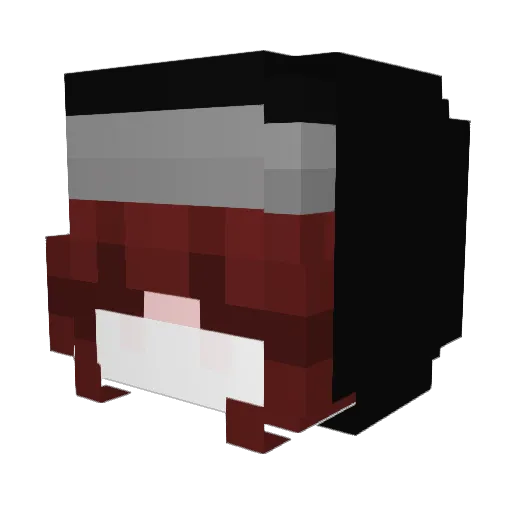 kiseop9 Minecraft avatar head, 3D render