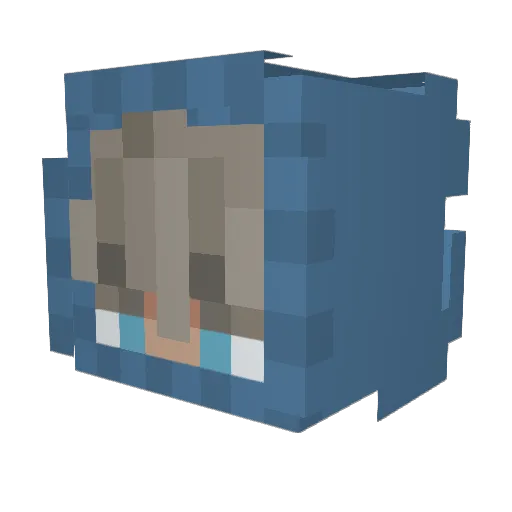 kissthechef34 Minecraft avatar head, 3D render