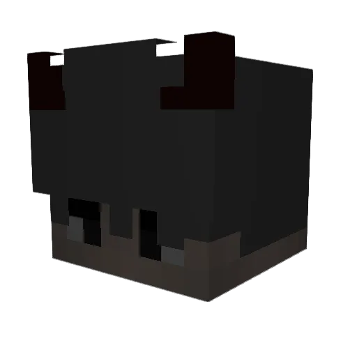 kisten Minecraft avatar head, 3D render