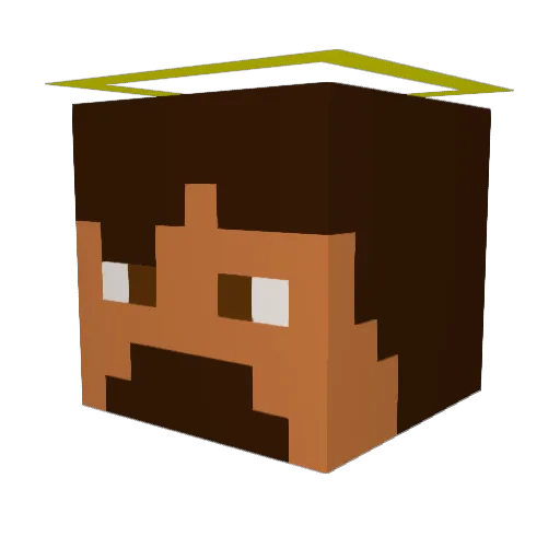 kistler24 Minecraft avatar head, 3D render