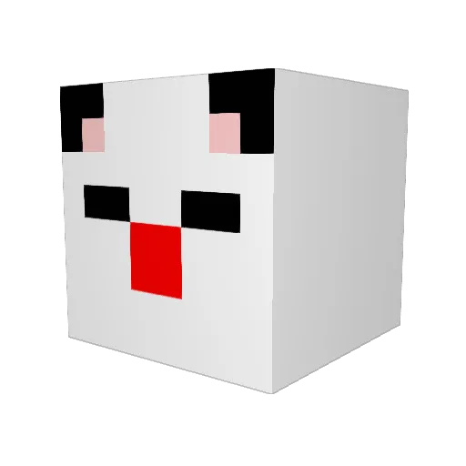 kisun00 Minecraft avatar head, 3D render