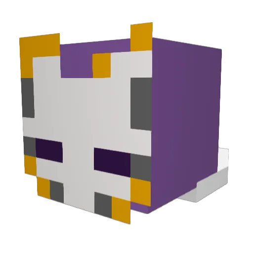 kit_chen_ben Minecraft avatar head, 3D render